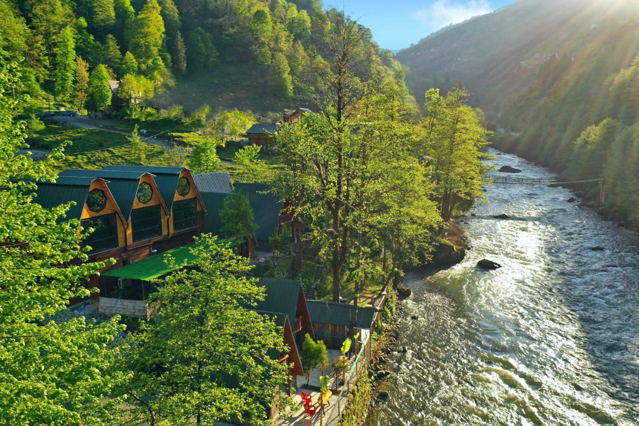 Tabiat Bungalows Otel Çamlıhemşin Exteriör bild